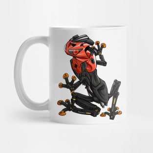 Kawasaki ZX6R Frog Red Mug